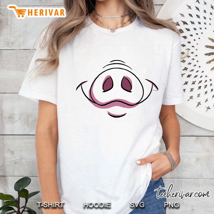 Happy Piggy Mask Ladies Tee
