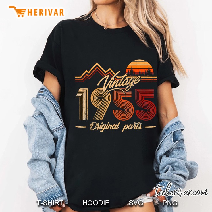 65 Years Old - Made In 1955 - Vintage 65Th Birthday Ladies Tee