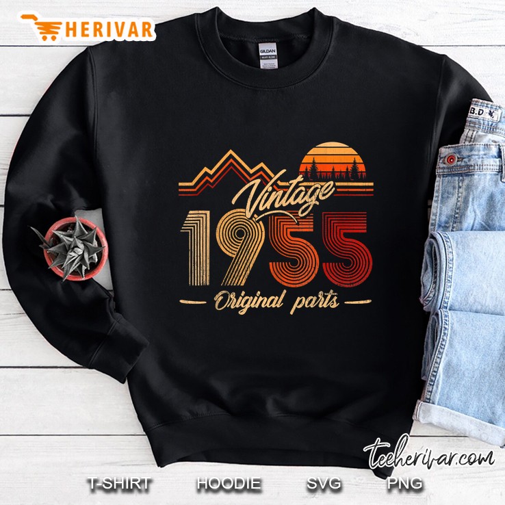 65 Years Old - Made In 1955 - Vintage 65Th Birthday Sweatshirt