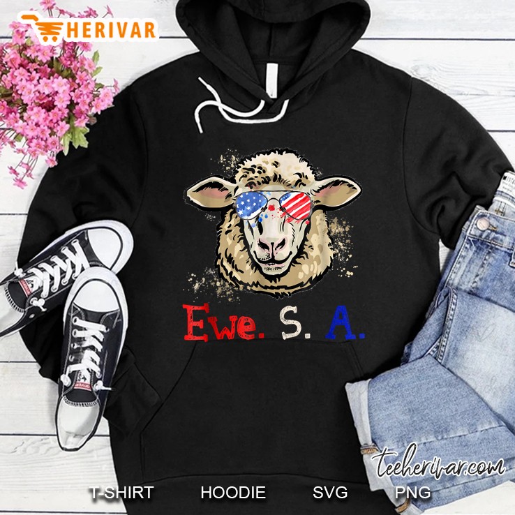 Funny Sheep Ewe S A Usa Flag Sunglasses Farm Mugs