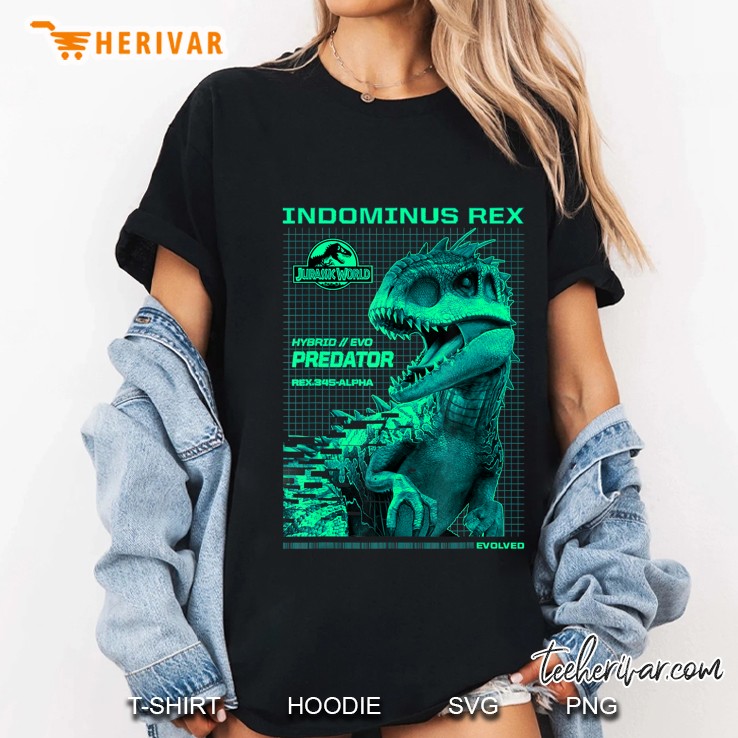 Jurassic World Indominus Rex Hybrid Predator Graphic Ladies Tee