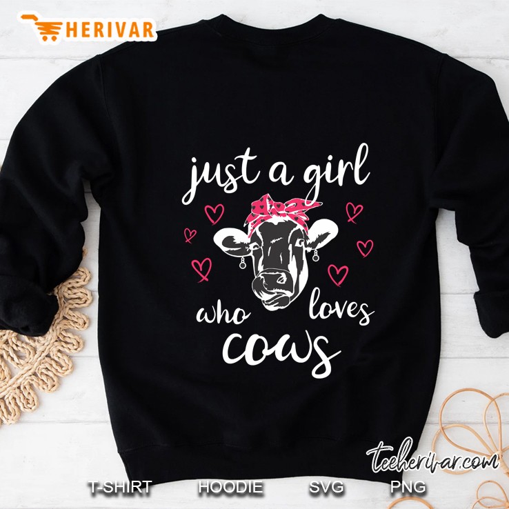 Just A Girl Who Loves Cows Farm Girl Funny Cow Mugs