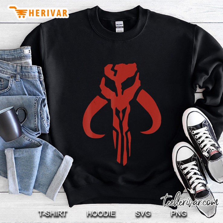 Star Wars Red Mandalorian Logo Sweatshirt
