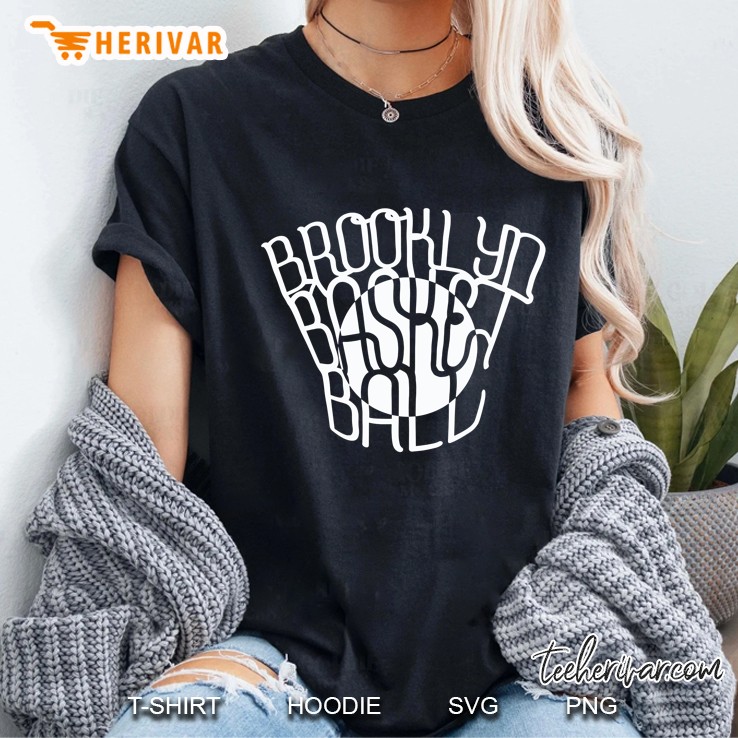 Brooklyn Basketball Net Vintage Ladies Tee