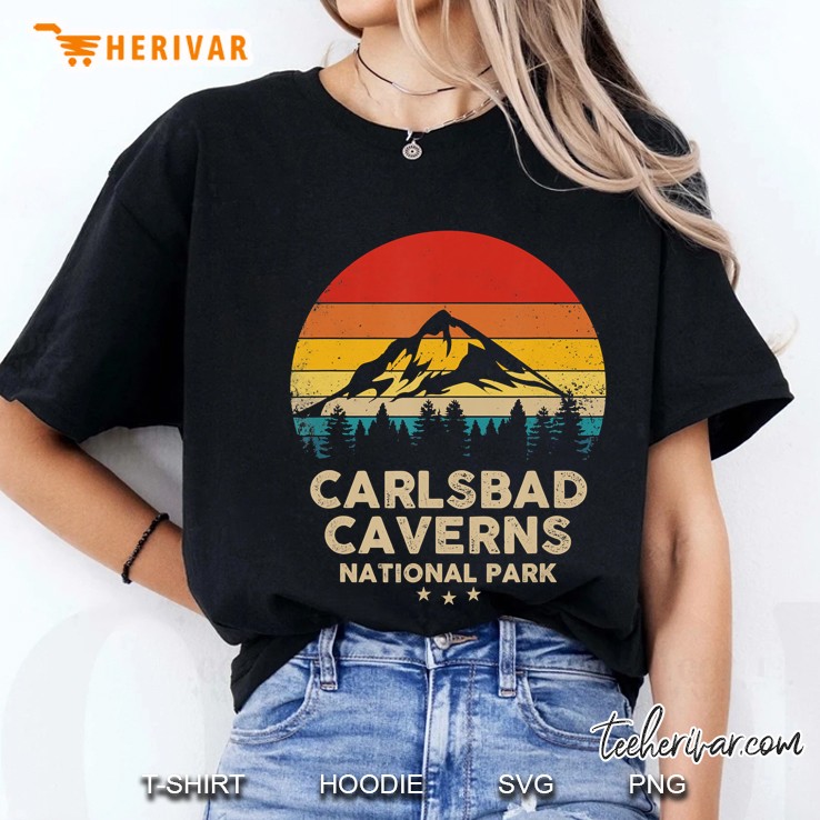 Carlsbad Caverns - National Park Retro Souvenir Ladies Tee