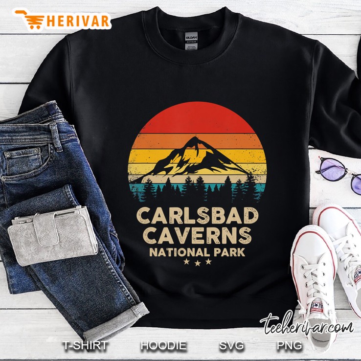 Carlsbad Caverns - National Park Retro Souvenir Sweatshirt