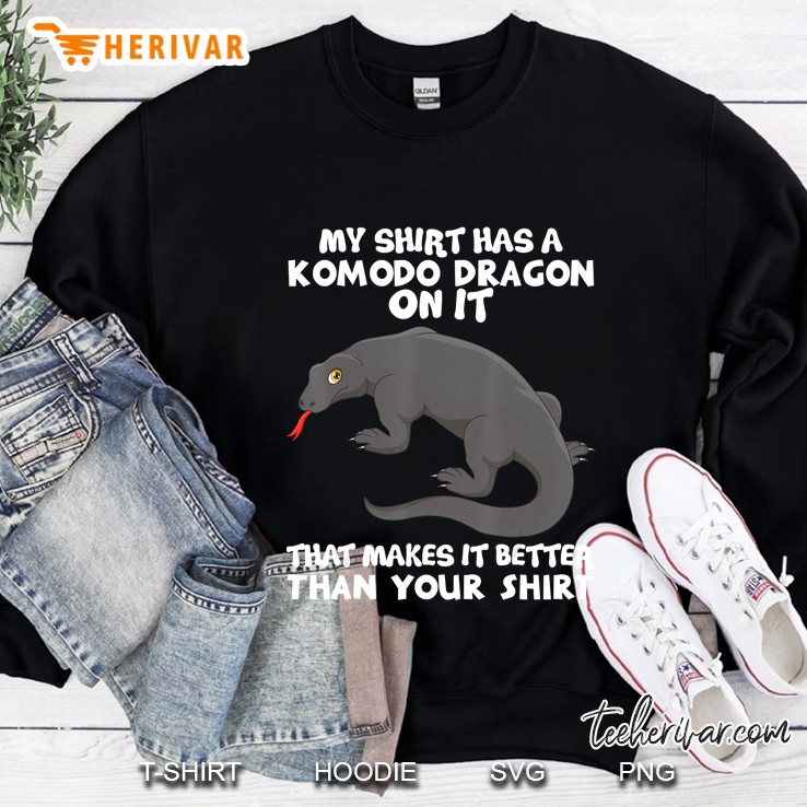 My Shirt Has Komodo Dragon Funny Gift Lover Girls Kids Women Mugs