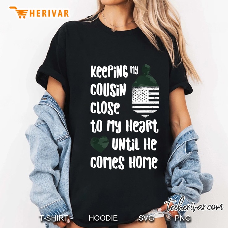 Red Friday Keeping Cousin Close To Heart Ladies Tee