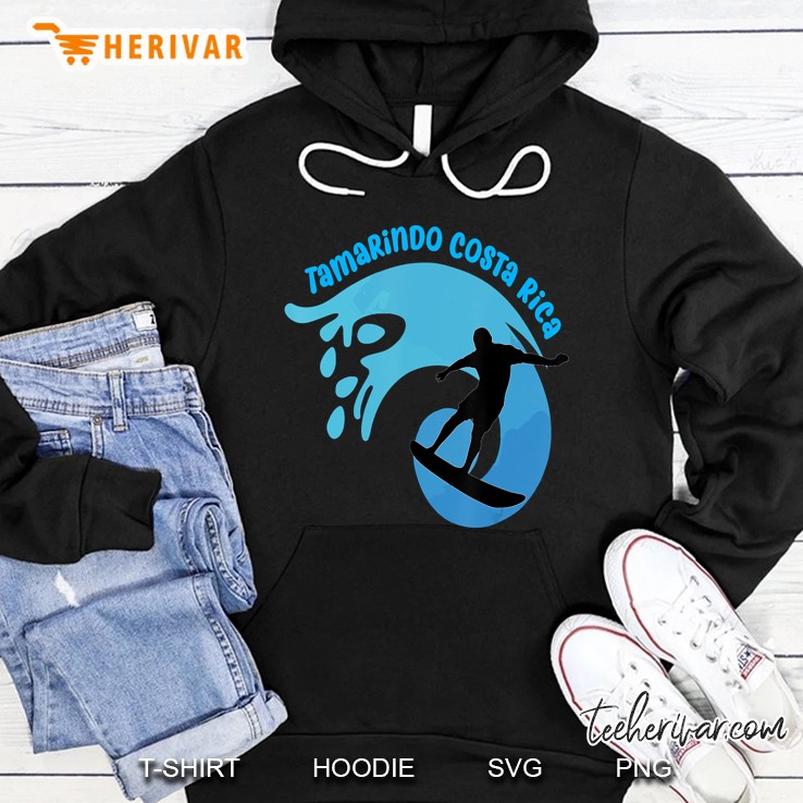 Tamarindo Costa Rica Pura Vida Styling Wave Surfing Tee Hoodie