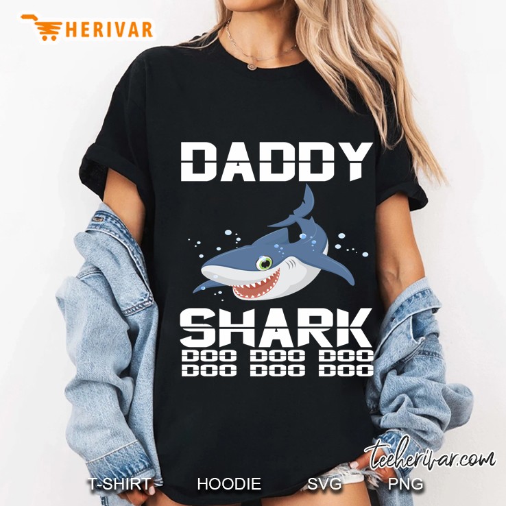 Baby Mommy Daddy Shark Matching Family Shirts- The Shark Family Apparel Hoodie