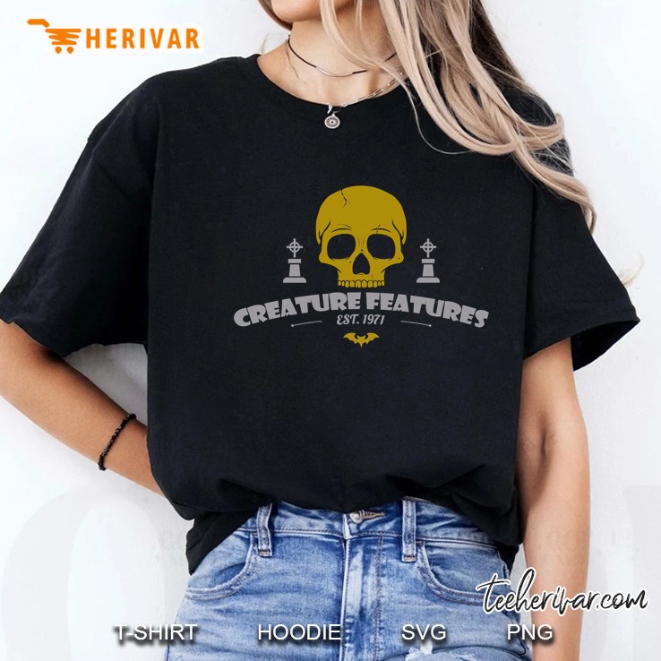 Creature Features Skull Ladies Tee