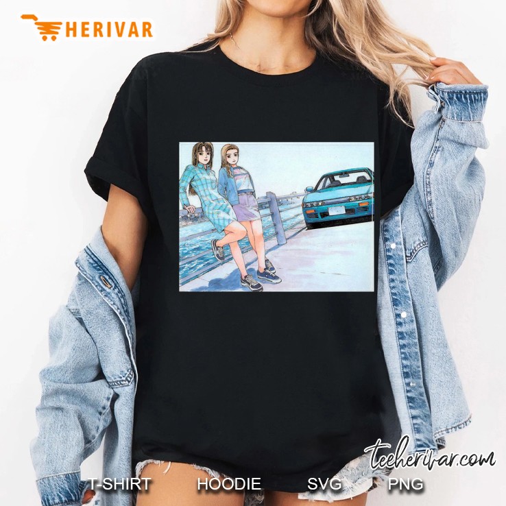 Mako & Sayuki Initial D Ladies Tee