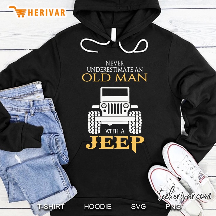 Never Underestimate An Old Man With A Jeep Mugs