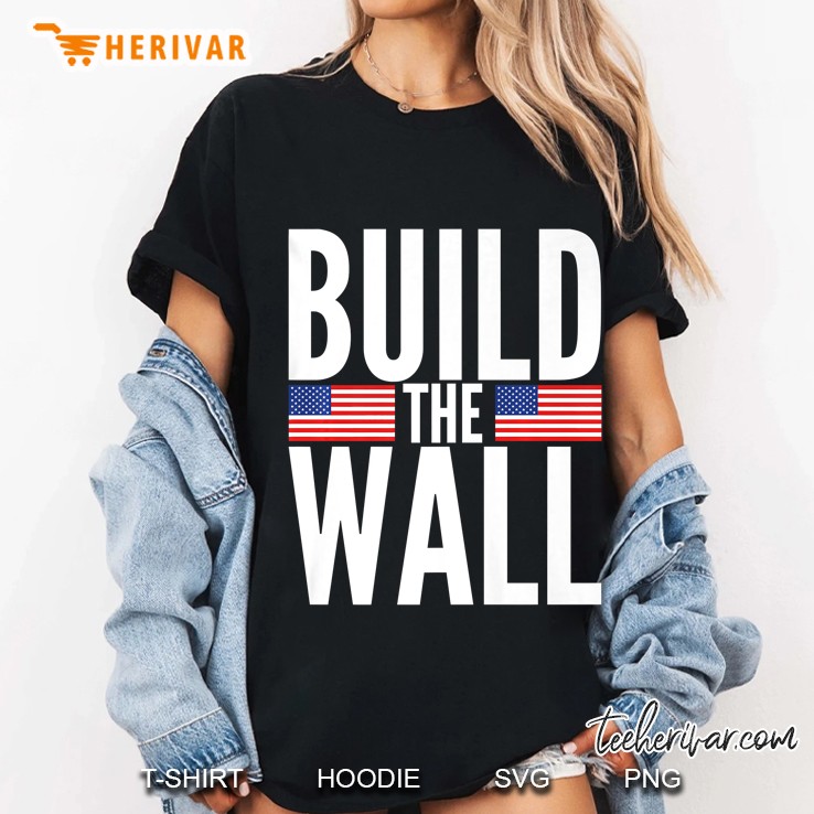 Activist Gift - Build The Wall Premium Ladies Tee