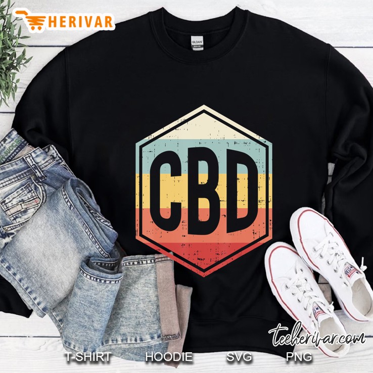 Cbd Oil Retro Vintage Weed Cannabis Hemp Plant Dealer Gift Sweatshirt
