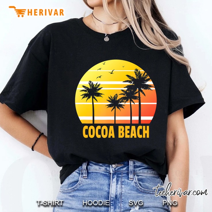 Cocoa Beach Vacation Shirt Florida Souvenir Hoodie