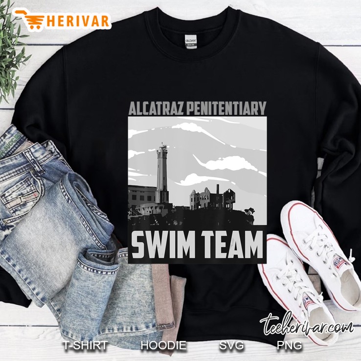 Cute Fancy Alcatraz Penitentiary Swim Team Sweatshirt