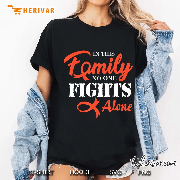 Kidney Cancer Awareness Fight Cancer Ribbon Hoodie