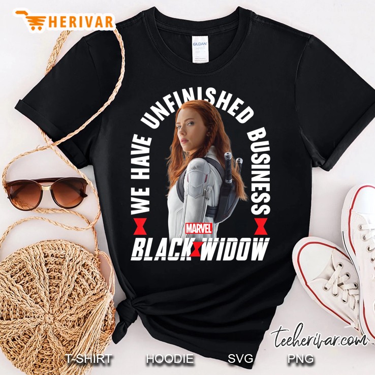 Marvel Black Widow Unfinished Business Portrait Shirt