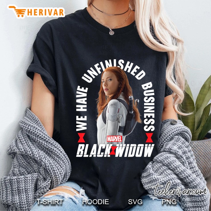 Marvel Black Widow Unfinished Business Portrait Hoodie