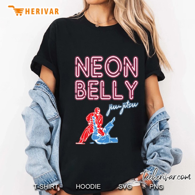 Neon Belly Jiu Jitsu Novelty Gift Ladies Tee