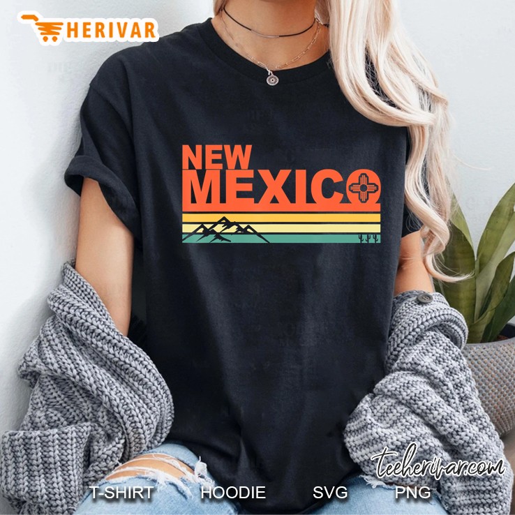 New Mexico Retro Vintage Vibe Design Ladies Tee