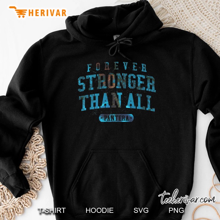 Pantera Official Forever Stronger Than All Blue Premium Hoodie