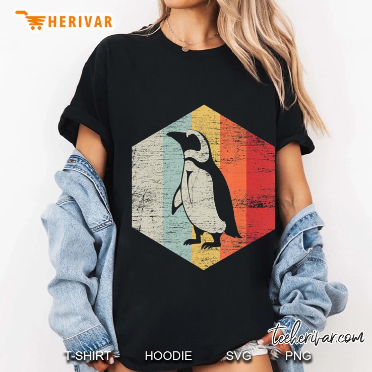 Retro Penguin Vintage Earth Day Gifts Hoodie