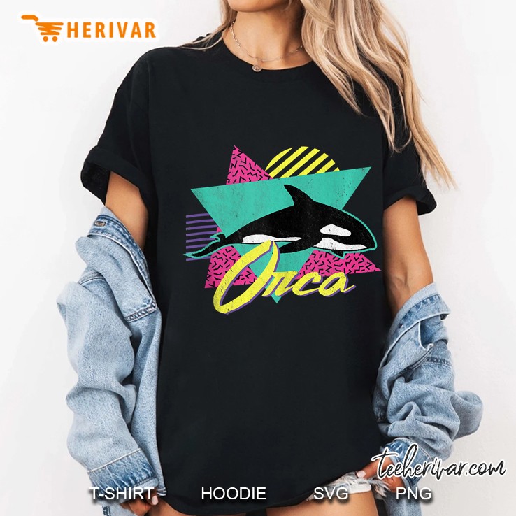 Vintage Retro 80S Or 90S Orca Killer Whale Tank Top Ladies Tee