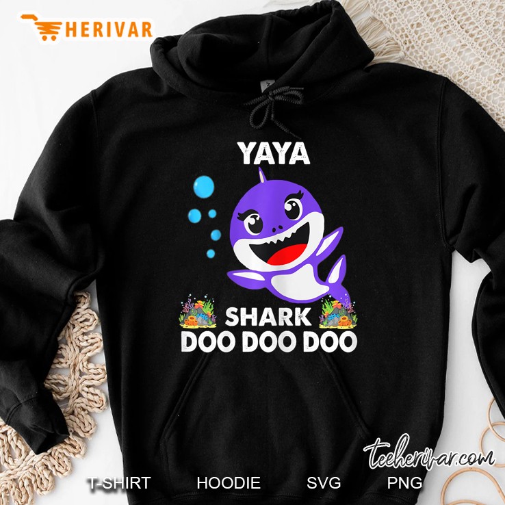 Womens Yaya Shark Doo Doo Doo Shirt Matching Family Shark Mugs