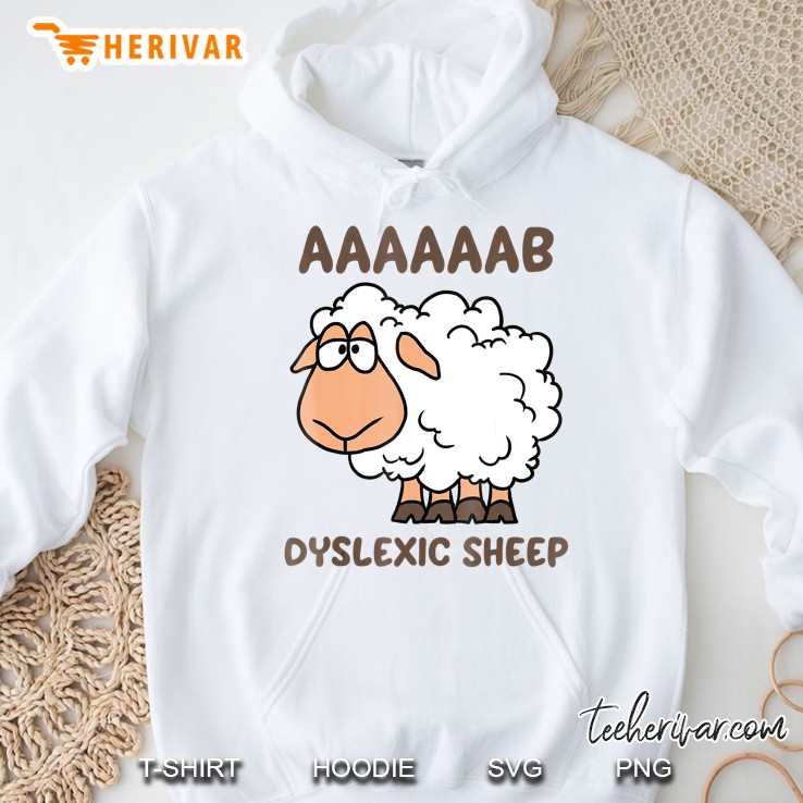 Aaab Dyslexic Sheep Funny Farm Animal Dyslexia Tee Mugs