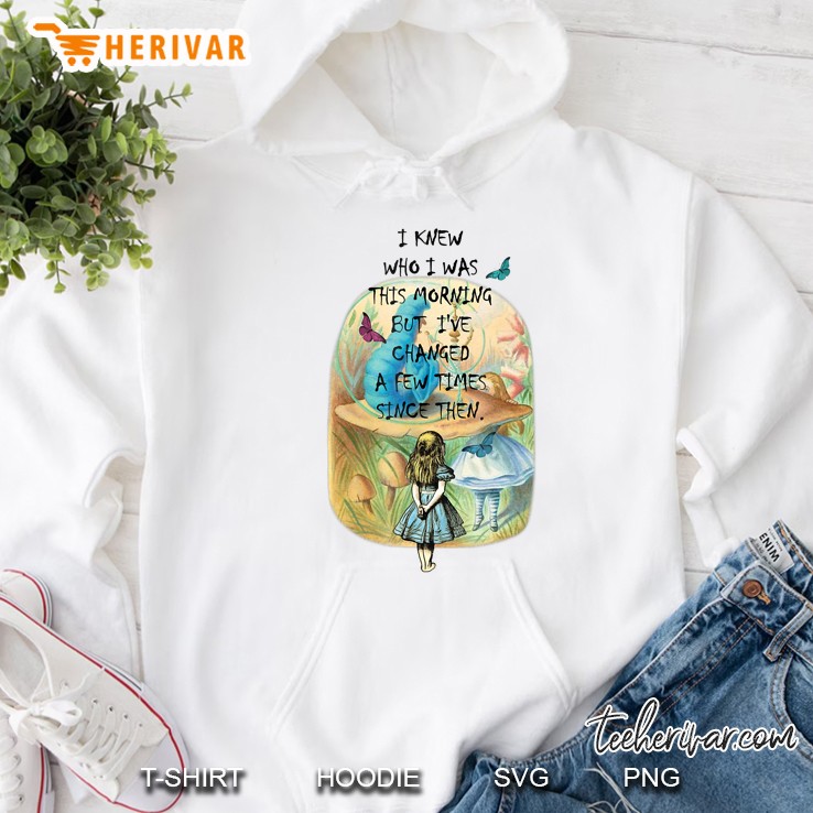Alice In Wonderland Quote Design Hoodie