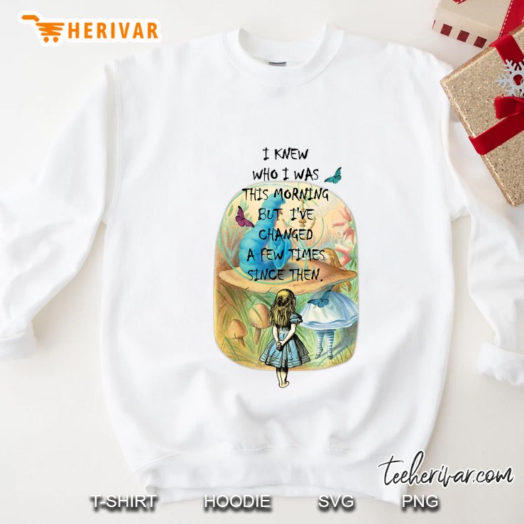 Alice In Wonderland Quote Design Sweatshirt