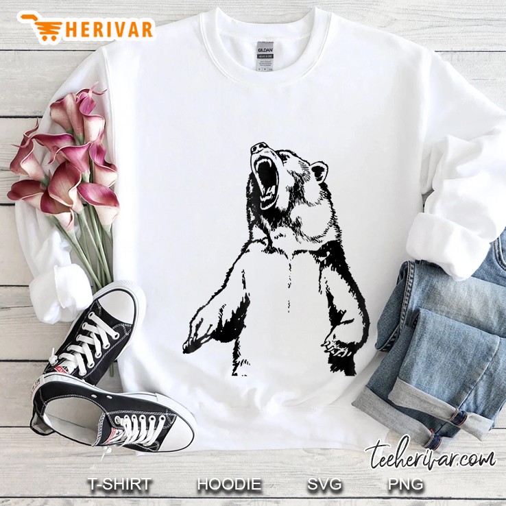 California Wild Grizzly Bear Sweatshirt