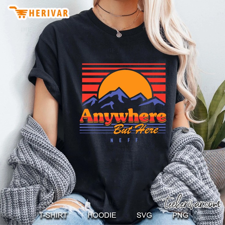 Neff Anywhere But Here Sunset Ladies Tee