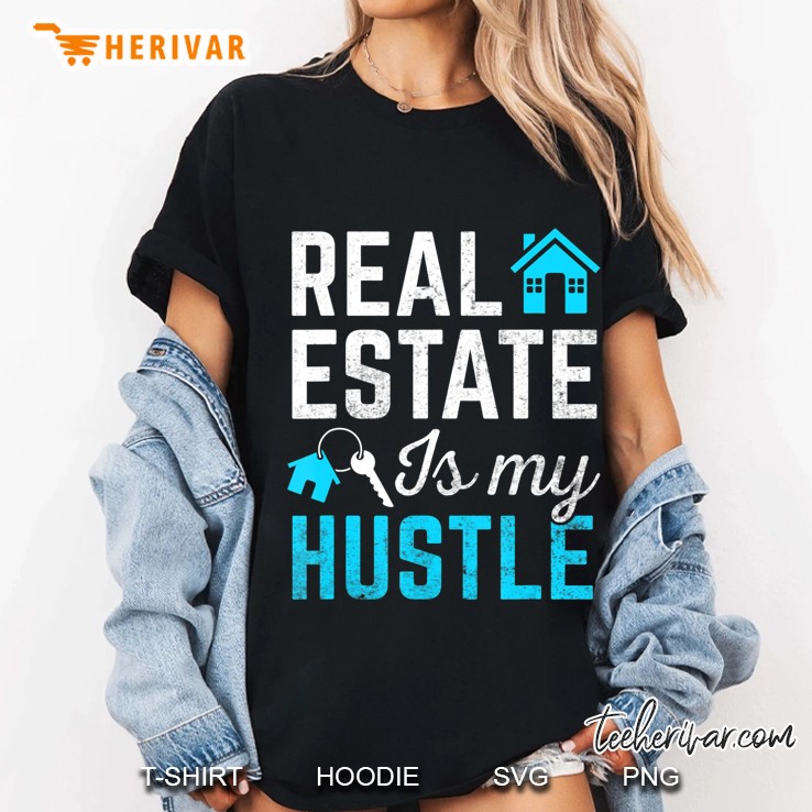 Real Estate Is My Hustle Funny Ladies Tee