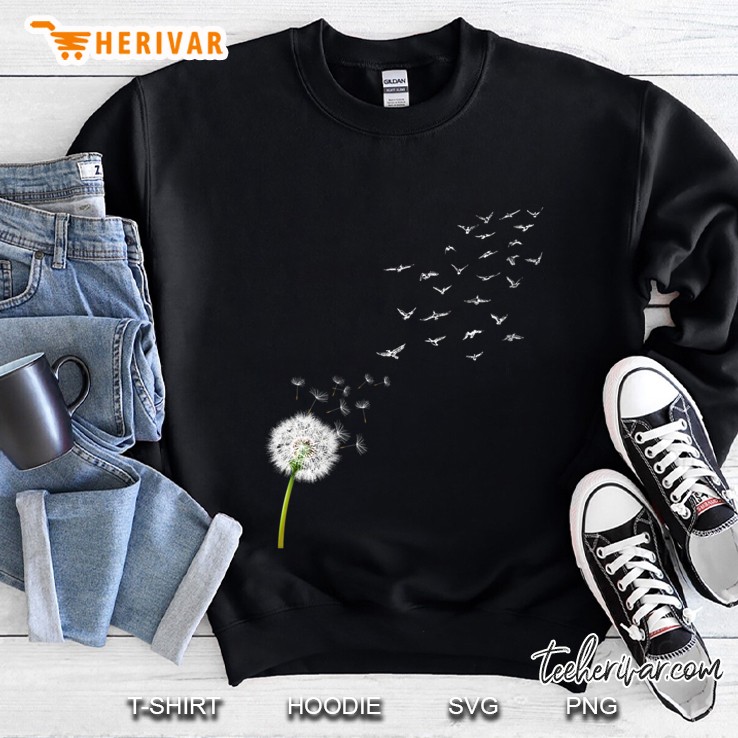 Womens Dandelion Wishes Sweatshirt