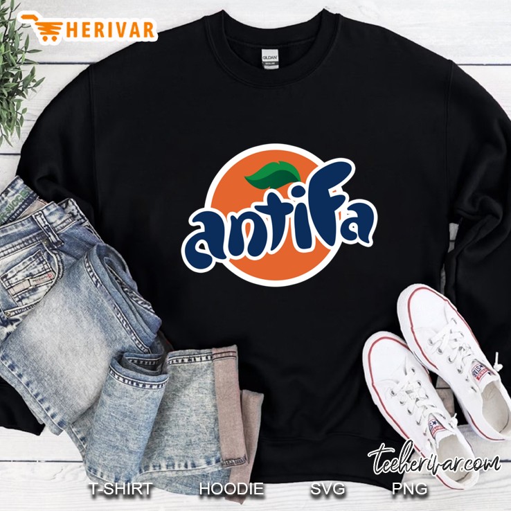Antifa Fitted Scoop Sweatshirt