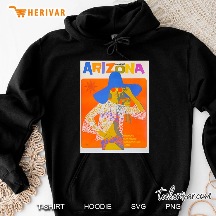 Arizona Travel Poster Classic Hoodie