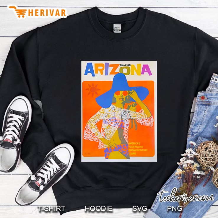 Arizona Travel Poster Classic Sweatshirt