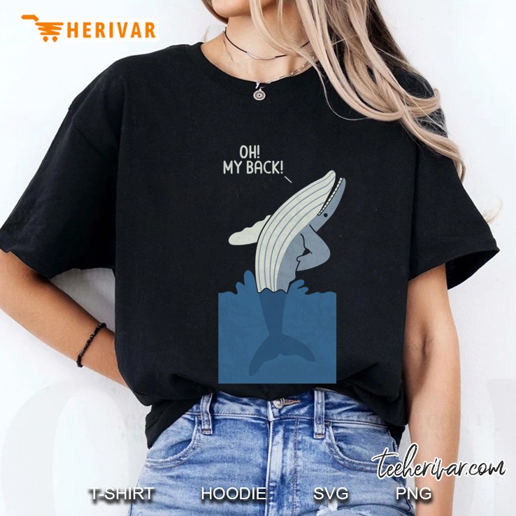Bad Back Whale Classic Ladies Tee