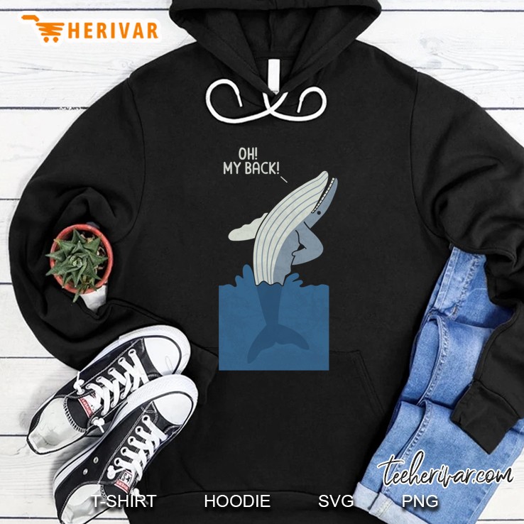 Bad Back Whale Classic Hoodie