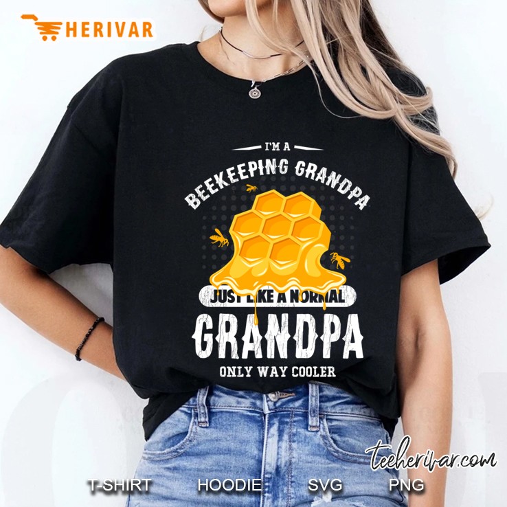 Beekeeping Grandpa Slim Fit Ladies Tee