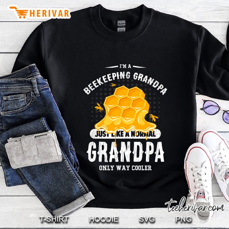 Beekeeping Grandpa Slim Fit Sweatshirt