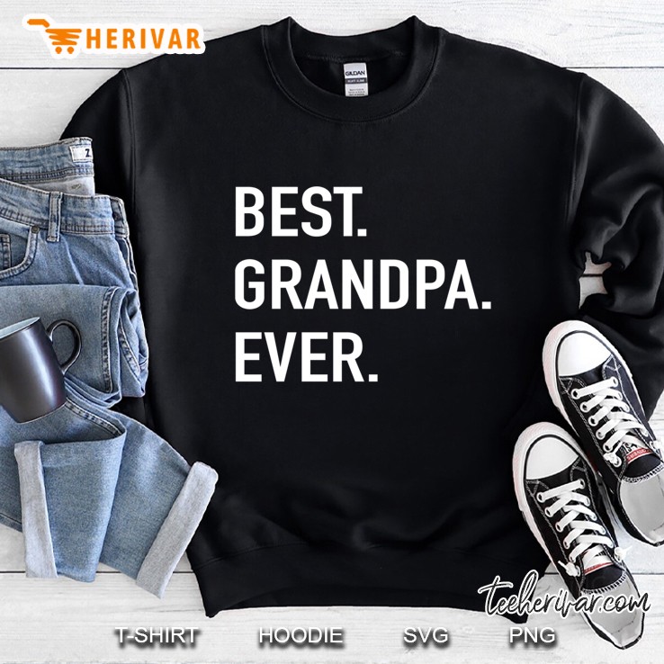 Best Grandpa Ever Slim Fit Sweatshirt