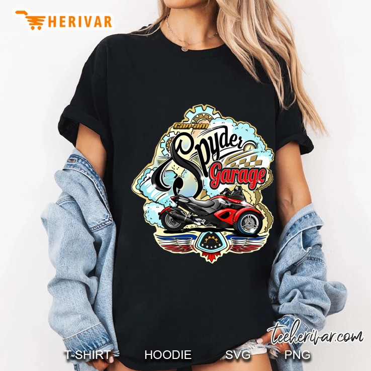 Can-Am Spyder Garage Sign Logo Classic Ladies Tee