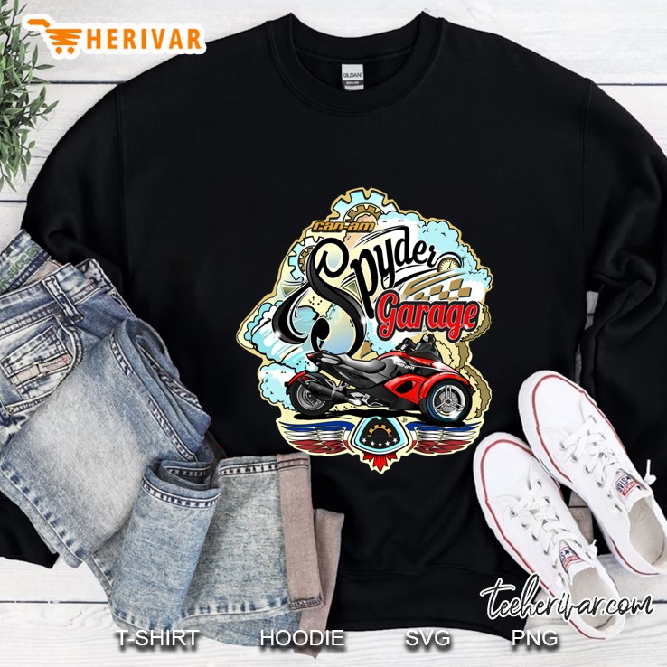Can-Am Spyder Garage Sign Logo Classic Sweatshirt