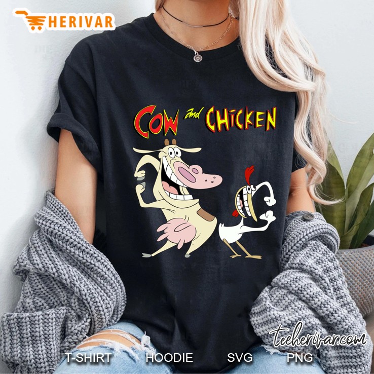 Cow And Chicken Slim Fit Hoodie