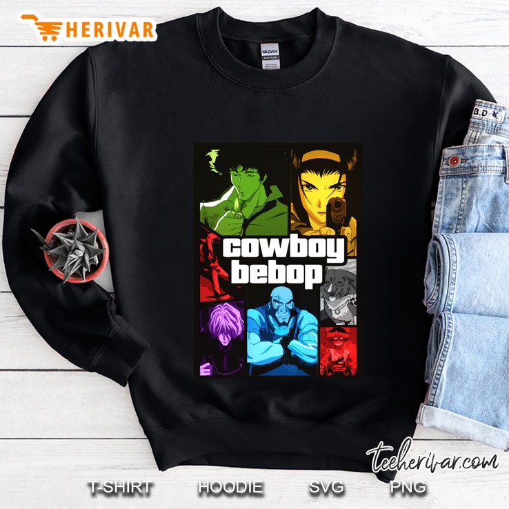 Cowboy Bebop Gta V Mosaic Classic Sweatshirt