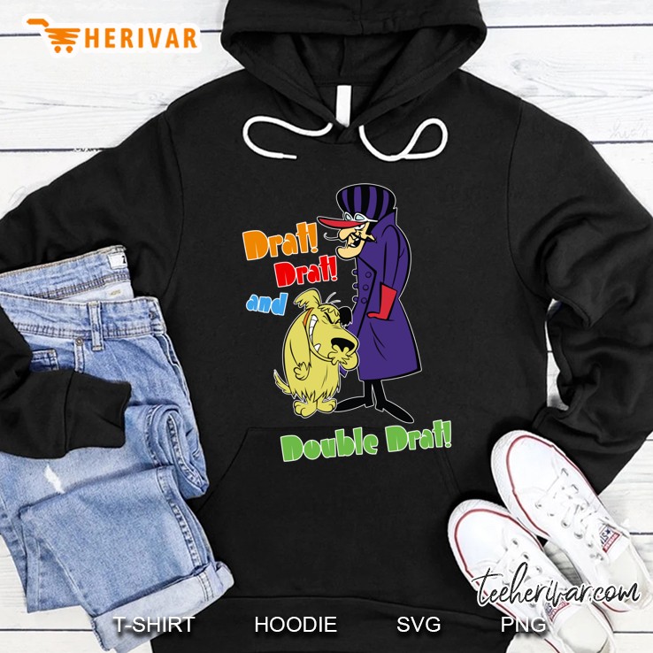 Dastardly And Muttley Double Drat Wacky Races Slim Fit Hoodie